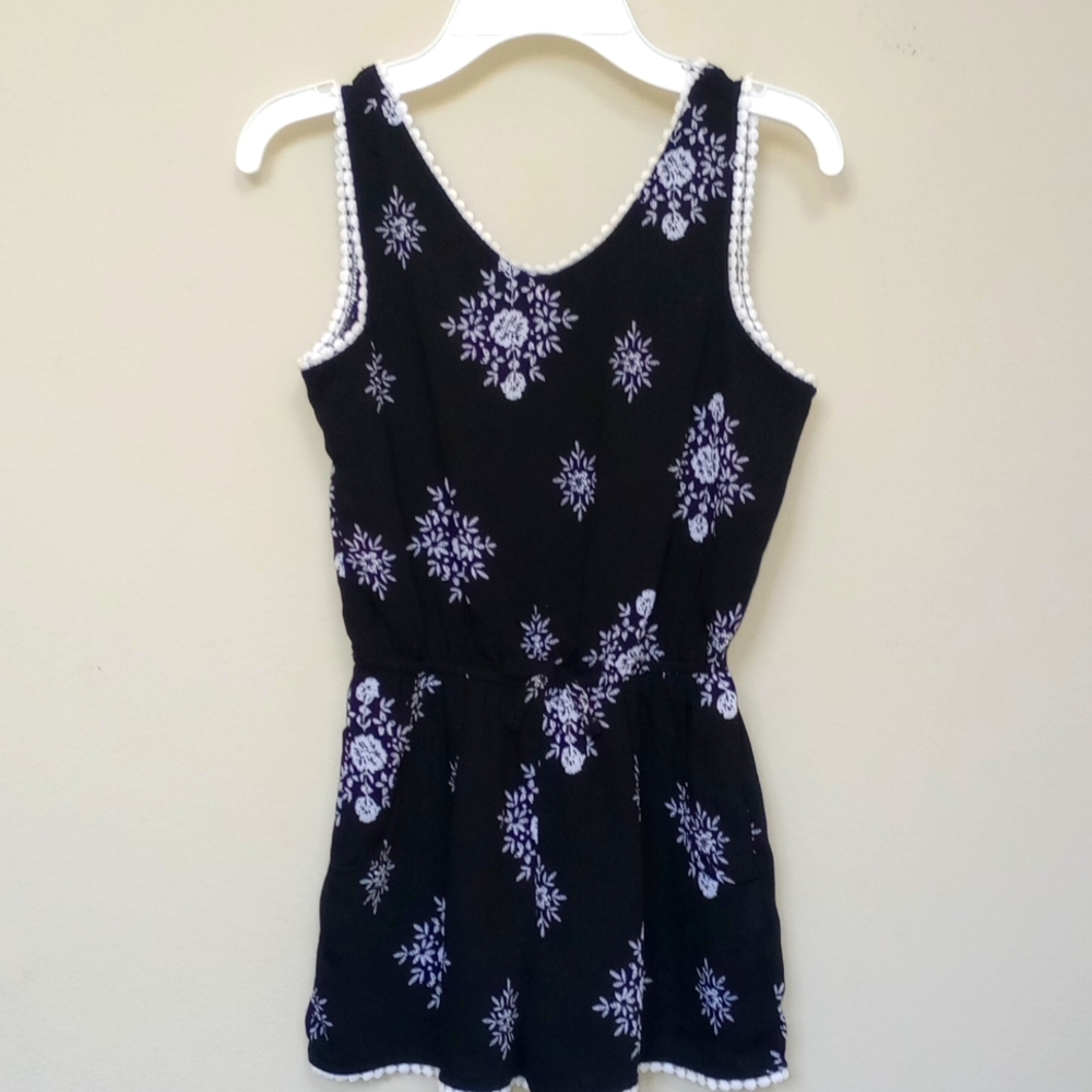 Black and White Summer Romper